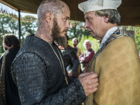 Ragnar (Travis Fimmel) gets baptised in Episode 9 (entitled Breaking Point) Season 3 of History Channel's Vikings